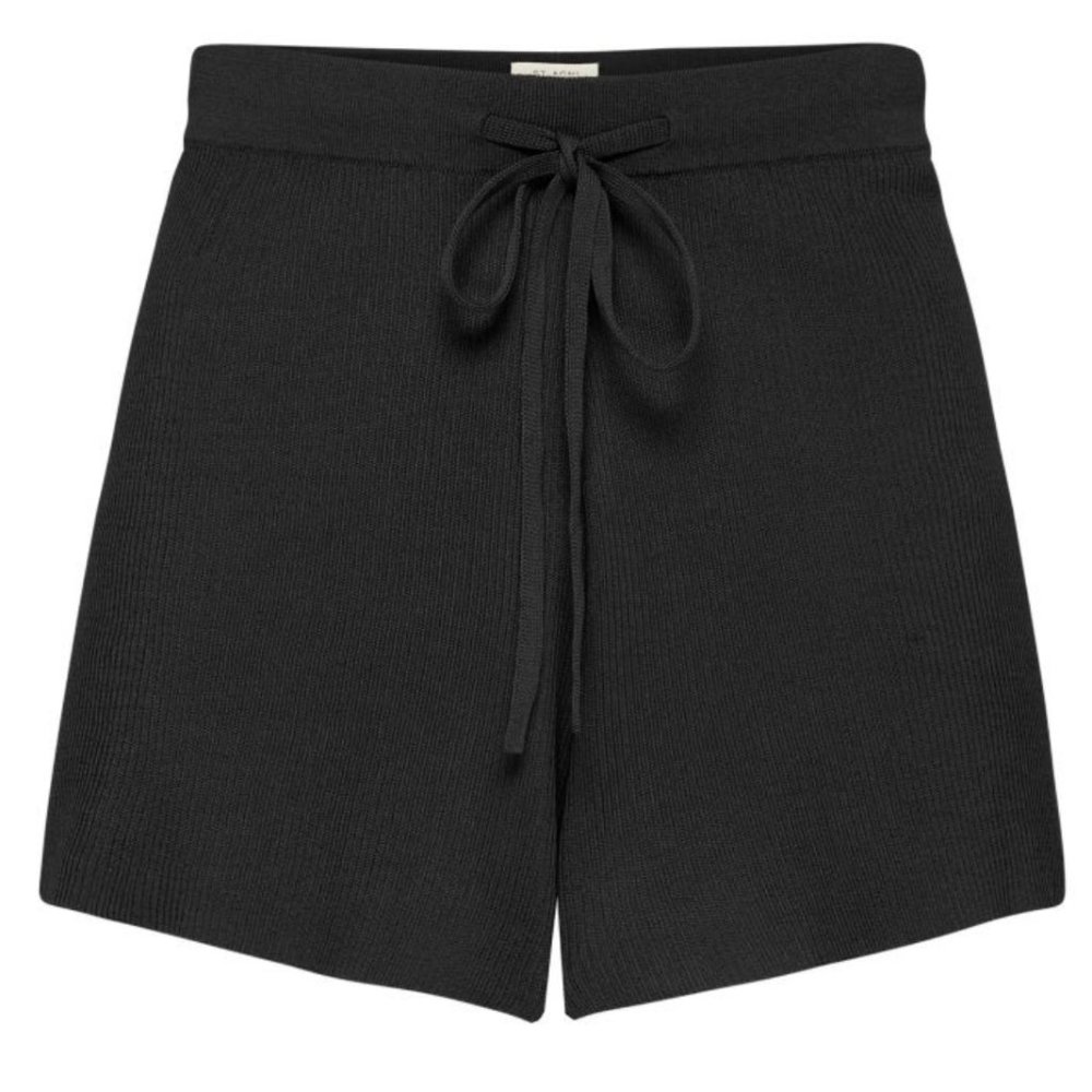 St. Agni Zola Knit Shorts - Black